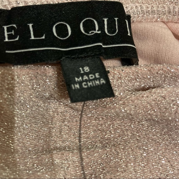 NWT Eloquii Sparkly One Shoulder Dress - Picture 5 of 9